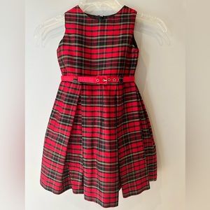 Susanne Lively Girls Red Plaid Holiday Dress | Susanne Lively Dress | Red dress